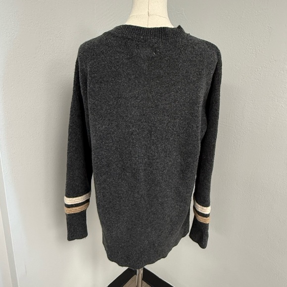 Loft / Lou & Grey Women's Ski Express Gray  Cozy Sweater Size Small - Picture 2 of 6